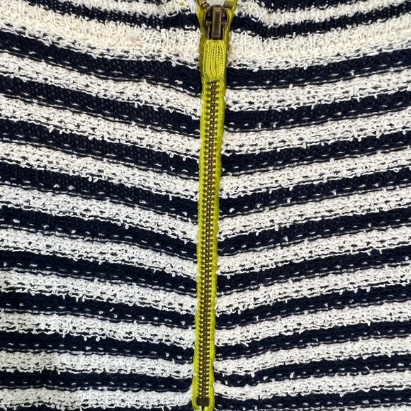 COPY - ADORABLE ART TO WEAR TOP SIZE L LARGE STRIPE CREAM BLACK EUC SWEATER SHIโฆ - Picture 10 of 13